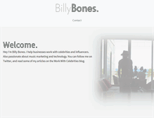Tablet Screenshot of billybones.co